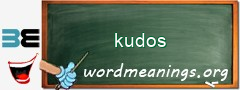 WordMeaning blackboard for kudos